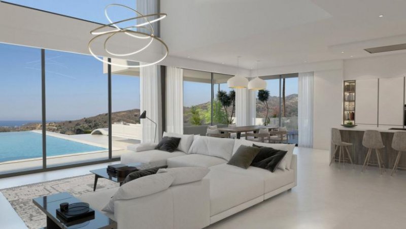 Mijas Neubau - Luxusvilla mit fantastischen Panoramablicken in La Cala Golf Haus kaufen