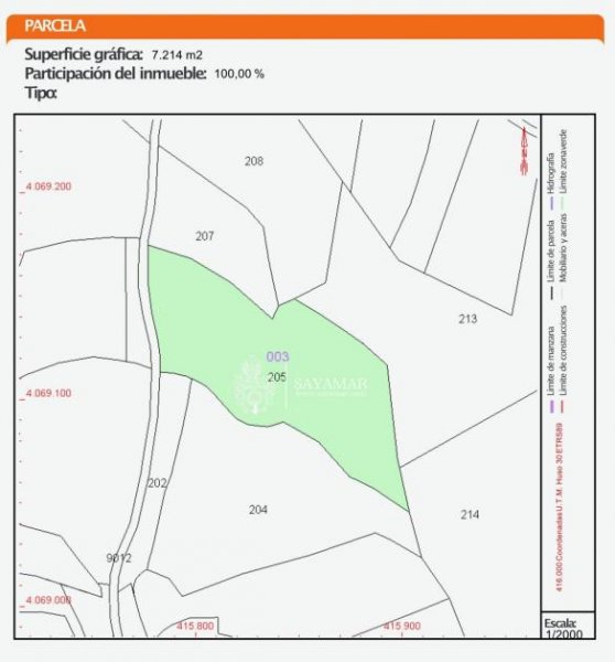 Torrox Grundstück mit Meerblick Grundstück kaufen