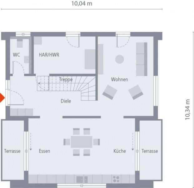 Hannover Neubau Schlüsselfertig MODERNEM DESIGNANSPRUCH Design 17.2 Haus kaufen