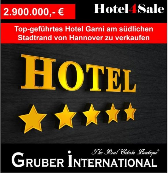 Hannover Top-geführtes Hotel Garni am südlichen Stadtrand von Hannover zu verkaufen Gewerbe kaufen