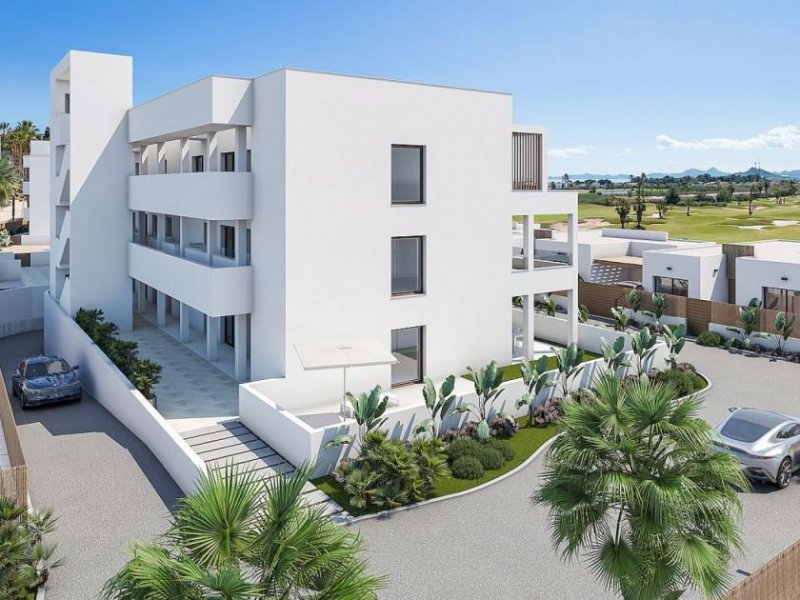 Los Alcazares Moderne Neubau-Apartments direkt am Golfplatz + Meerblick Wohnung kaufen