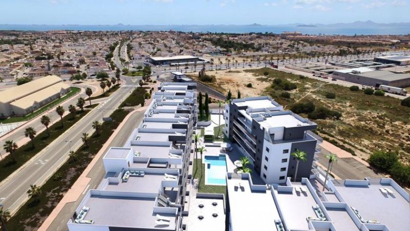 Los Alcázares Komfortable Wohnungen mit 2 Schlafzimmern, 2 Bädern, Tiefgaragenstellplatz und Gemeinschaftspool Nähe Roda Golf & Beach