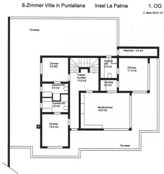 Puntallana / La Palma Exklusive Villa direkt am Meer auf La Palma/Kanarische Inseln Haus kaufen