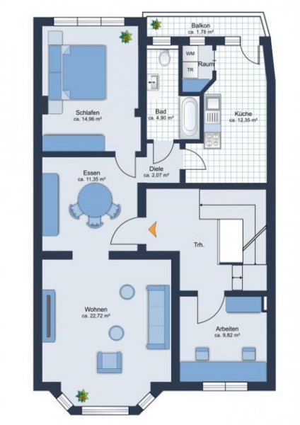 Mönchengladbach Gepflegtes 3 Parteienhaus - Renditeobjekt für Liebhaber historischer Immobilien! Haus kaufen