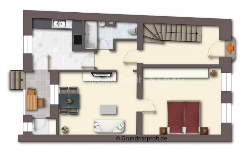 Mönchengladbach Nähe Bunter Garten! 4-Familienhaus mit Potential Gewerbe kaufen