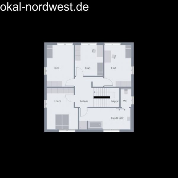 Viersen Planungsbeispiel Stadtvilla / 3 Kinderzimmer / ca. 188 m² Wohnfläche / Haus inkl. Grundstück Haus kaufen