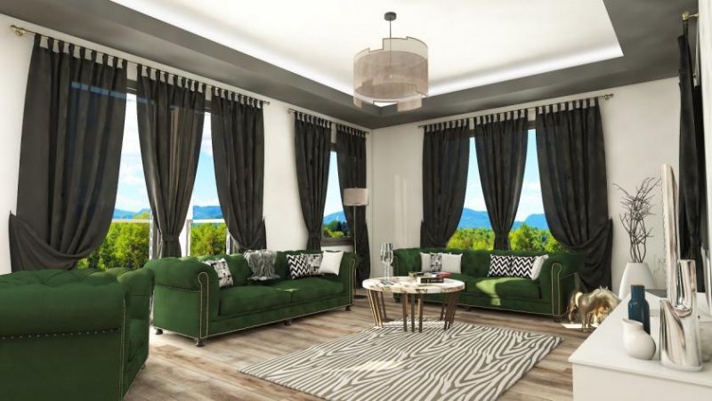 Fethiye Schönes grosses Duplex Appartement mit Aussenpool und Sauna Wohnung kaufen