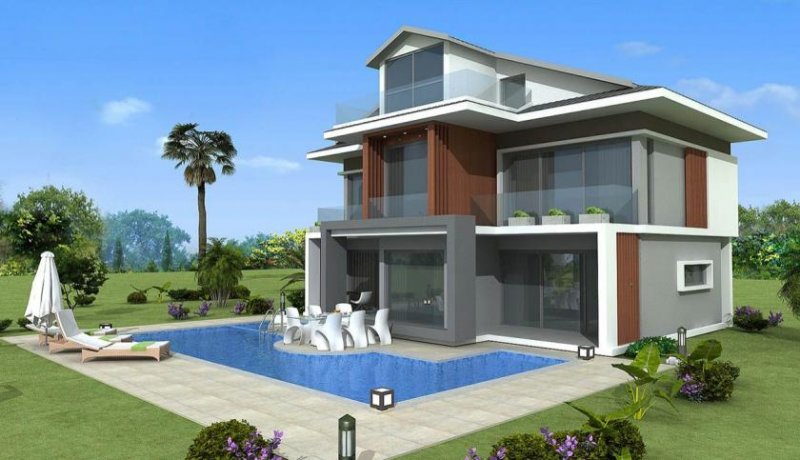 Fethiye Neubau Luxus Villa mit privatem Pool in Göcek Haus kaufen