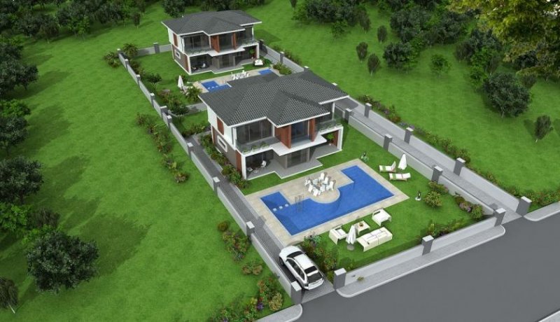 Fethiye Neue Luxusvilla mit privatem Pool im Bau Haus kaufen