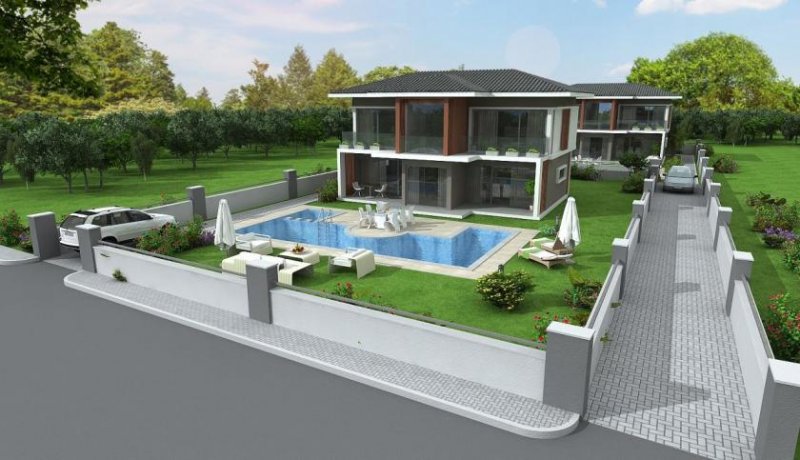 Fethiye Neue Luxusvilla mit privatem Pool im Bau Haus kaufen