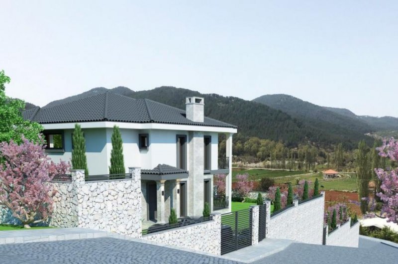 Fethiye 4 Schlafzimmer Neubauprojekt in Nif bei Yesilüzümlü ( Fethiye ) Haus kaufen