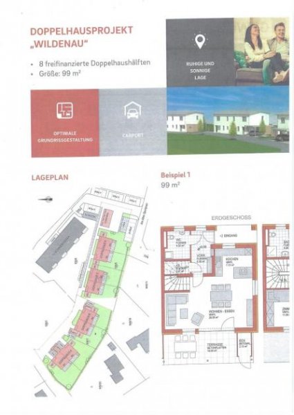 Wildenau Doppelhaushälfte Nr. 2/ Block C Haus kaufen