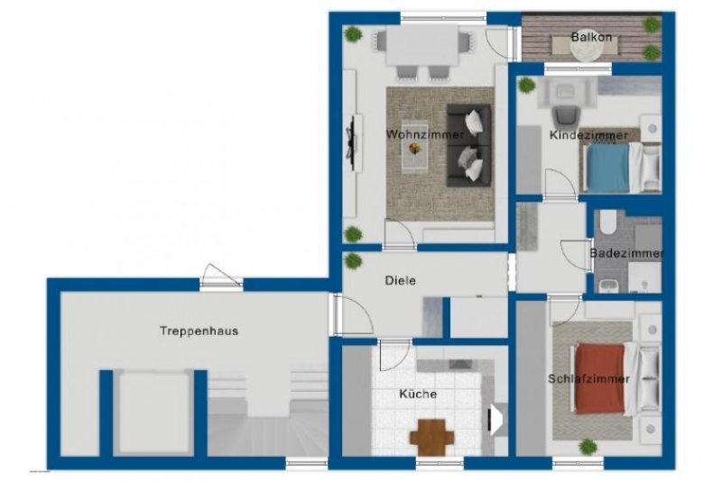 Wesseling Bezugsfrei ab April: Gepflegte Wohnung im Herzen von Wesseling Wohnung kaufen