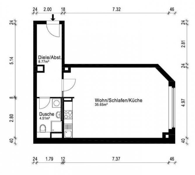 Köln Köln Sülz - solvent vermietetes Apartment zur Kapitalanlage Wohnung kaufen