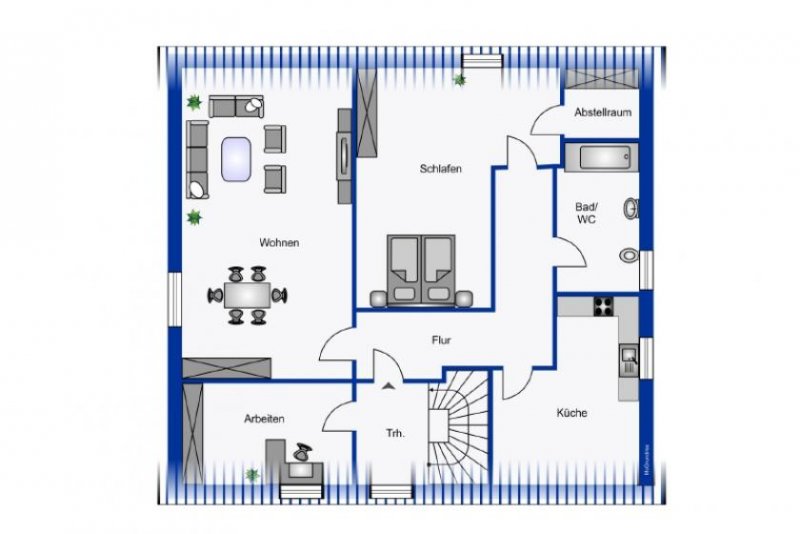 Köln Modernisiertes Dreifamilienhaus in gefragter Ruhiglage von Dünnwald Haus kaufen