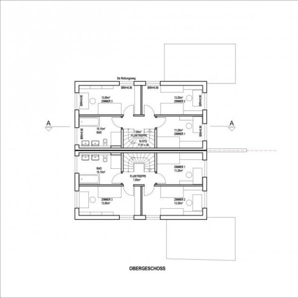 Bonn Zw. BN BEUEL u. SIEGBURG, 2 x NEUBAU Doppelhaushälften, 5-6 Zimmer, ca. 143 m² Wfl. ca. 210 m² GrSt. Haus kaufen