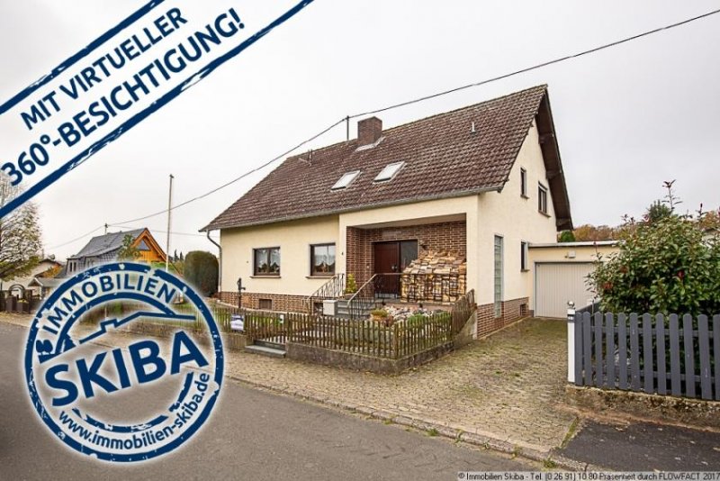 Sierscheid Großzügiges Ein- oder Zweifamilienhaus mit ebenem Garten und Garage in Sierscheid Haus kaufen