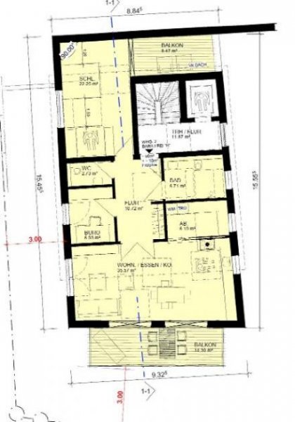 Onsdorf Onsdorf- Nähe Nittel-Grevenmacher/Lux. - Neubauprojekt - Wohnung Nr.2 / 1.Obergeschoss ca. 103 qm Wohnfläche Wohnung kaufen