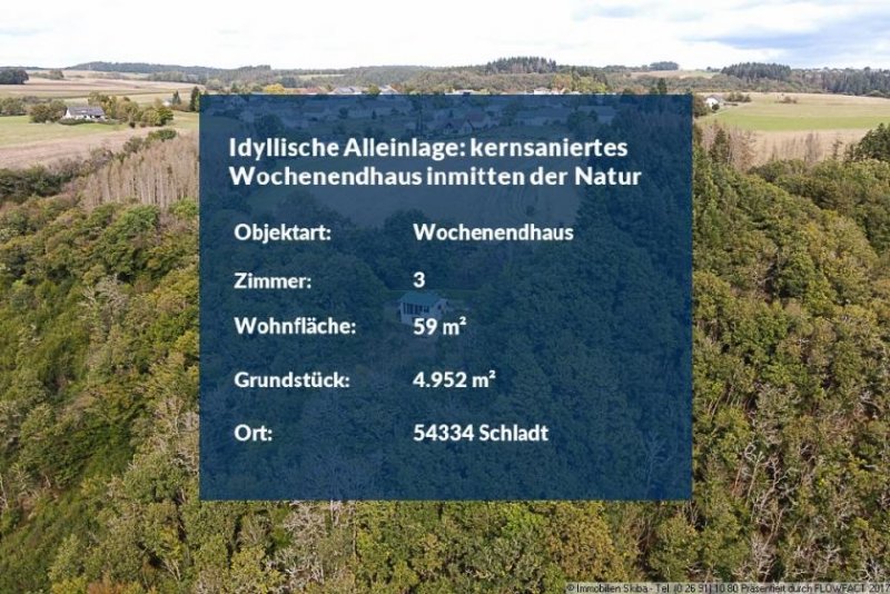 Schladt Seltene Gelegenheit in idyllischer Alleinlage: Wochenendhaus inmitten der Natur Haus kaufen