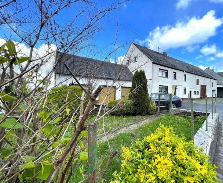 Auderath Eifel-Bauernhaus im ruhigen Ort Nähe Ulmen mit 3.134 qm Land, Scheune, Stallungen und Bauland Haus kaufen