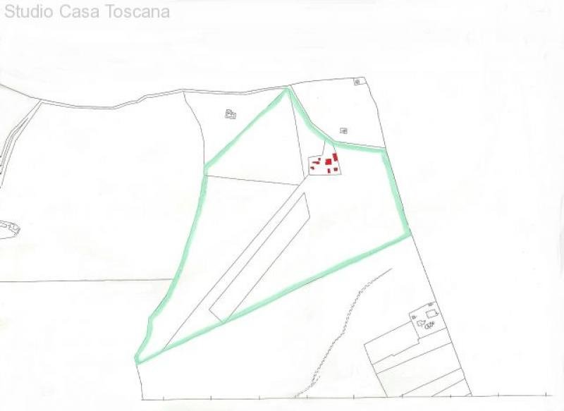 Istia d'Ombrone Landhaus mit 5 Nebengebäuden (tot. 452 m²) und 15 ha in bezaubernder Lage 10 km von Grosseto Haus kaufen