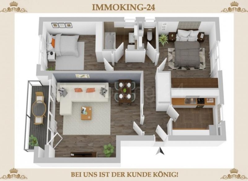 Offenbach am Main ERDGESCHOSSWOHNUNG IN GUTER LAGE! INKL. SONNENBALKON ++ Wohnung kaufen