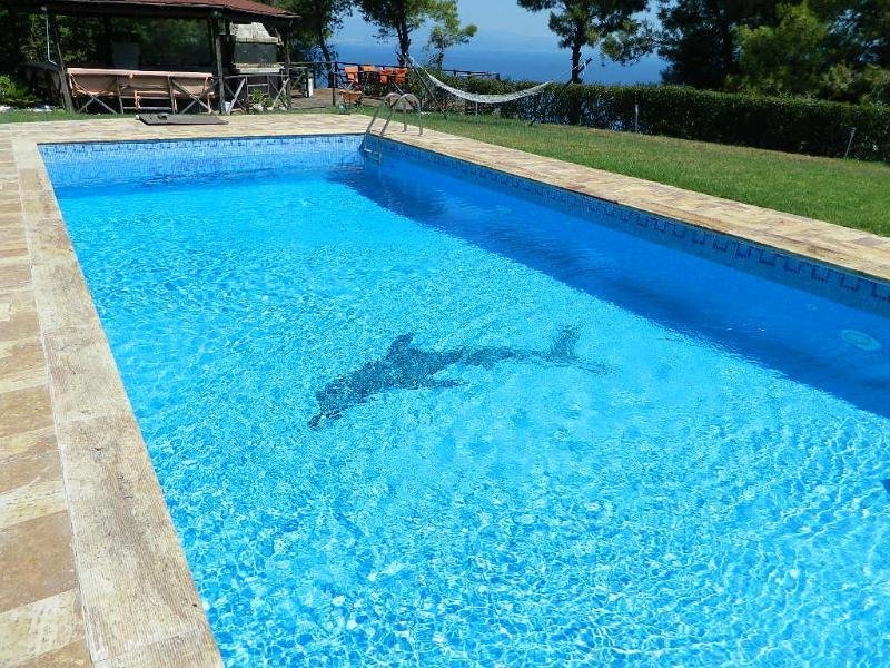 Chalkidike Afytos Luxus Villa mit super Blick aufs Meer in Chalkidike Afytos Haus kaufen