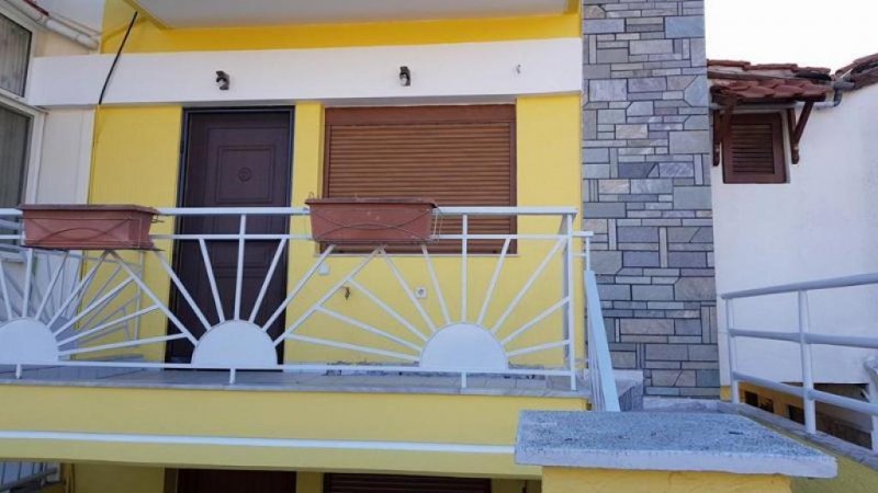 Nea Plagia Chalkidiki Gr: 20213 Maisonette mit 110 qm 50 Meter entfernt vom Strand in Nea Plagia Haus kaufen