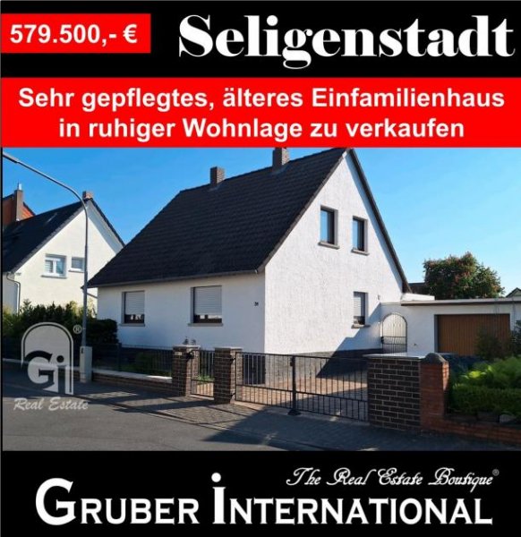 Seligenstadt reduziert - sehr gepflegtes, älteres Einfamilienhaus in ruhiger Wohnlage von Seligenstadt Haus kaufen