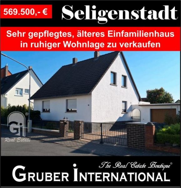 Seligenstadt sofort bezugsfertig !!! gepflegtes Einfamilienhaus in ruhiger Wohnlage zu verkaufen Haus kaufen