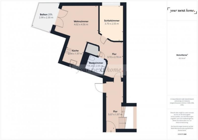 Homburg Ärzte und Studenten aufgepasst !Hübsche 2-Zimmerwohnung mit überdachtem Balkon in Uni-Nähe! Wohnung kaufen