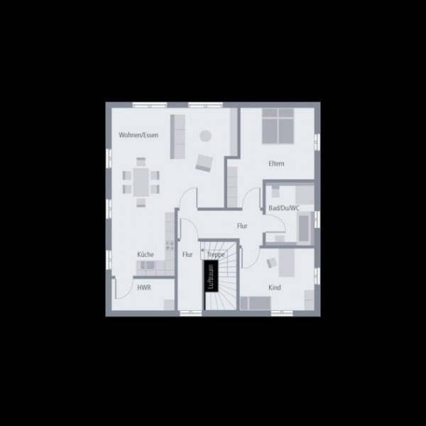 Hauptstuhl UNSER 2-GENERATIONEN-HAUS: BESONDERER KOMFORT FÜR BESONDERE ANSPRÜCHE Haus kaufen