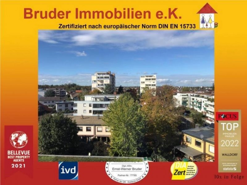 Leimen (Rhein-Neckar-Kreis) Leimen: 3 Zimmer, 2 Balkone mit Fernblick, 1 Keller, keine K-Provision Wohnung kaufen