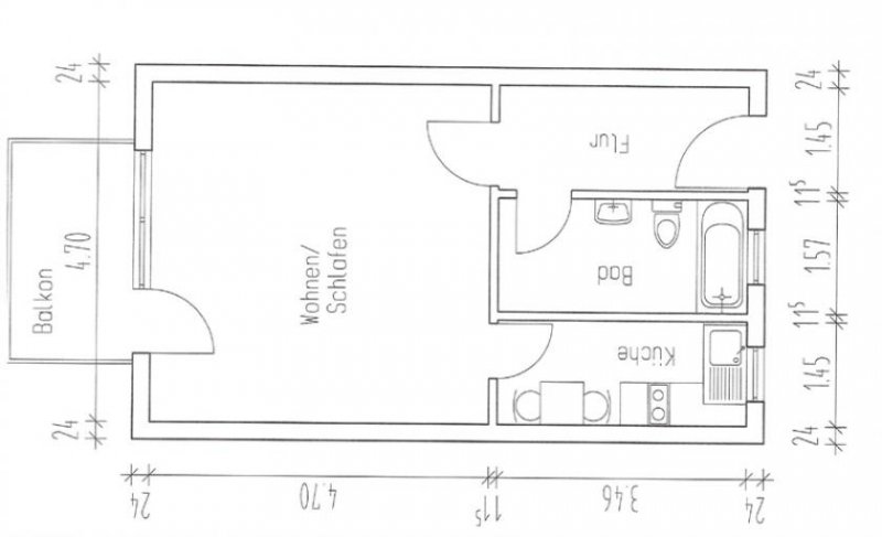 Freiberg am Neckar Schnucklige, 1-Zi.-Whg. mit EBK, Balkon und Stellplatz in Freiberg a.N. zu verkaufen Wohnung kaufen