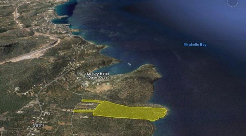 Agios Nikolaos 105,000 M2 Of Hotel Building Land At The Coast Of Mirabello Gewerbe kaufen