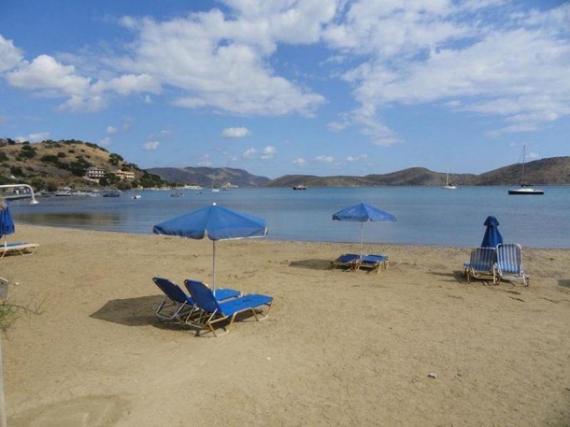 Elounda, Lasithi, Kreta Baugrundstück mit Meerblick (3436 m2) direkt an der Ortsgrenze von Elounda Grundstück kaufen