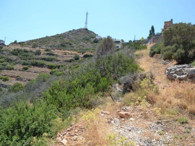 Elounda, Lasithi, Kreta Bauland in repräsentativer Lage mit fantastischer Aussicht Grundstück kaufen