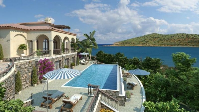 Elounda, Lasithi, Kreta Luxus-Villa Diana mit 6 Schlafzimmern, Pool, am Meer Haus kaufen