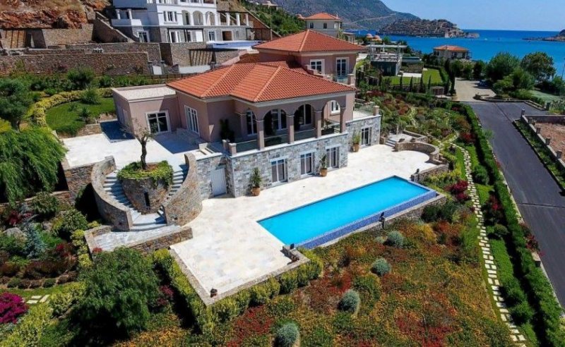 Elounda, Lasithi, Kreta Luxus-Villa Diana mit 6 Schlafzimmern, Pool, am Meer Haus kaufen