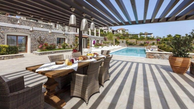 Elounda, Lasithi, Kreta Luxus-Villa Helena mit 5 Schlafzimmern, Pool, am Meer Haus kaufen