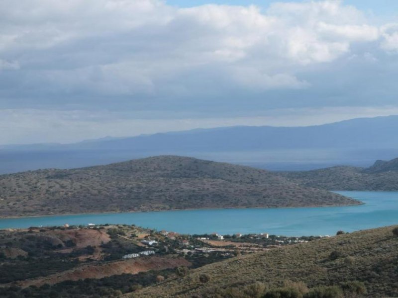 Plaka, Elounda, Lasithi, Kreta Bauland mit herrlichem Meer- und Inselblick in Plaka, Elounda Grundstück kaufen