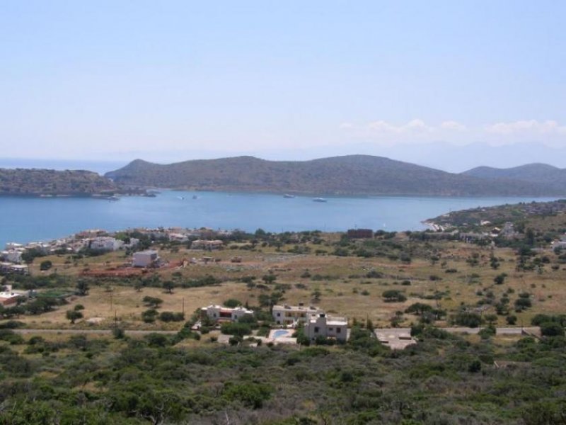 Plaka, Elounda, Lasithi, Kreta Grundstück, atemberaubender Blick auf Spinalonga und Elounda Grundstück kaufen