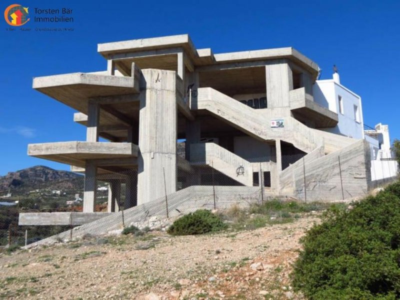 Analipsi Kreta, Analipsi, Vier Wohnungen (Rohbau) mit Panoramablick auf das Meer zu verkaufen Haus kaufen