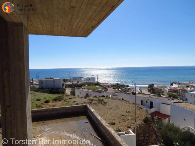 Analipsi Kreta, Analipsi, Vier Wohnungen (Rohbau) mit Panoramablick auf das Meer zu verkaufen Haus kaufen