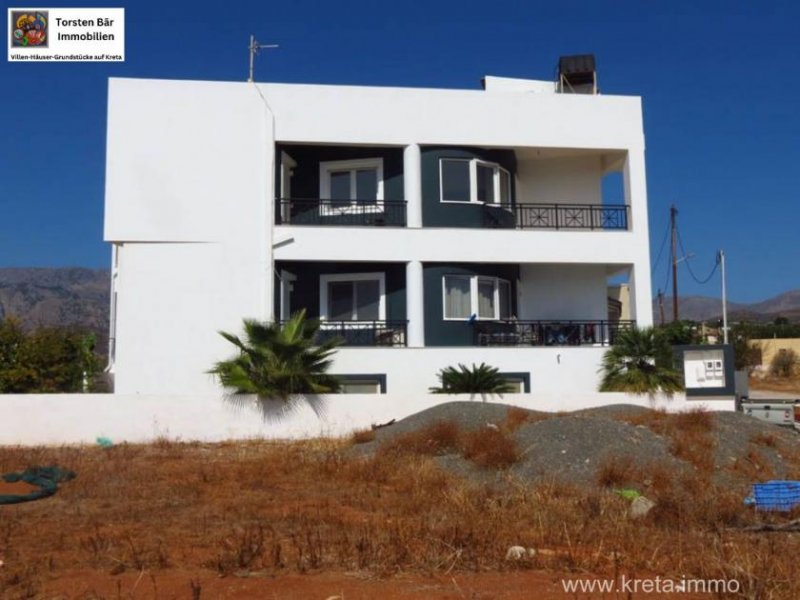 Koutsouras Makry-Gialos Kreta, Koutsouras Haus mit 2 Wohnungen 20m bis zum Meer Haus kaufen