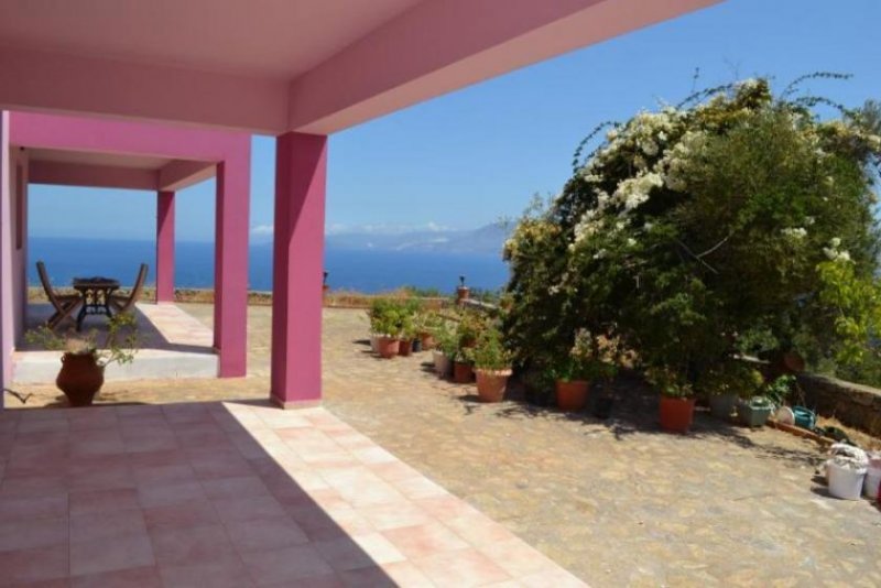 Agios Nikolaos, Lasithi, Kreta Freistehendes 5-SZ-Haus auf privatem Grundstück mit freiem Blick aufs Meer Haus kaufen