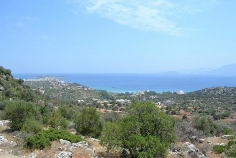 Agios Nikolaos, Lasithi, Kreta Freistehendes 5-SZ-Haus auf privatem Grundstück mit freiem Blick aufs Meer Haus kaufen