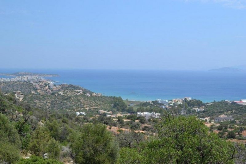 Agios Nikolaos, Lasithi, Kreta Freistehendes 5-SZ-Haus auf privatem Grundstück mit freiem Blick aufs Meer Haus kaufen