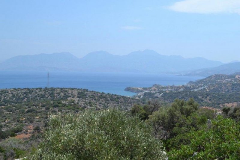 Agios Nikolaos, Lasithi, Kreta Freistehendes 5-SZ-Haus auf privatem Grundstück mit freiem Blick aufs Meer Haus kaufen