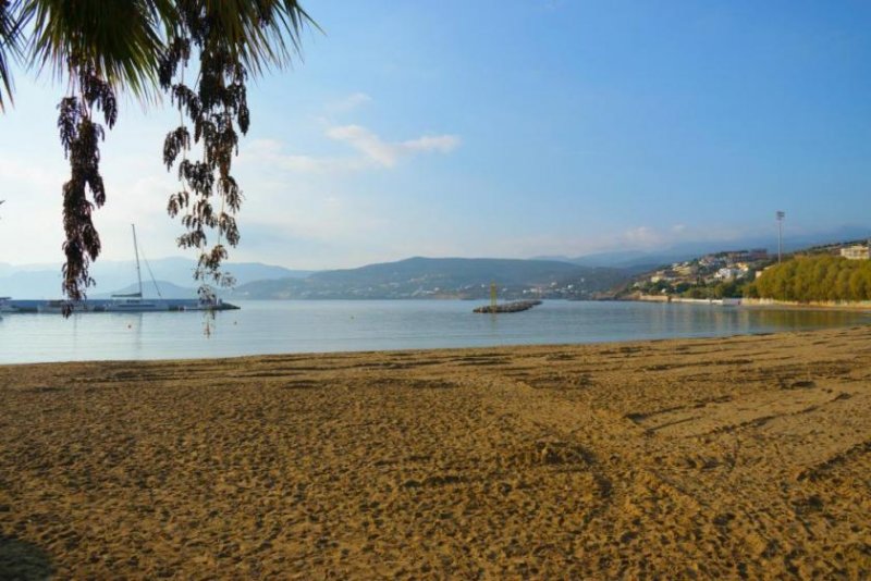 Agios Nikolaos, Lasithi, Kreta Wohnung am Meer mit drei Schlafzimmern. Meerblick. Wohnung kaufen